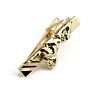 Copper Pharaoh Design Engraved Golden Alpha Fraternities Tie Bar