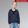 Cost White Clothing Unisex Zipper up Baby Thick 300G Plain Blank Teen Boys Unisex Kids Hoodies with Design