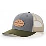 Cotton 6 Panel Cap Leather Patch Logo Trucker Hat