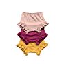 Cotton Bummies Baby Girls Ruffle Solid Bummie Toddlers Short Bloomers