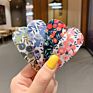 Cotton Fabric Covered Hair Clips Pins Baby Handmade Toddler Snap Clips Fancy Accessories Baby Girl Decoration