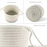 Cotton Rope Hanging Planter Woven Plant Basket Indoor Pot Macrame Plant Hangers Modern Storage Organizer Home Decor