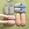Cotton Slippers Female Autumn and Plush Indoor Household Yuzi Warm and Non-Slip Thick-Bottomed Lovers Male