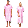 Couple 100% Cotton Turkish Surf Beach Poncho Changing Towel with Tassel