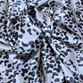Cow Print Satin Fabric 100% Polyester for Sleepwear Dresses