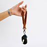 Craft Accessories Cute Handmade Boho Cotton Rope Braided Keychain Colorful Macrame Tassel Keyring