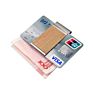 Creative Design Double Sides Stainless Steel Card Holder Wood Money Clip