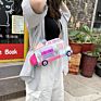 Creative Ice Cream Car Messenger Bag Funny Personality Colorful Laser Female Bag