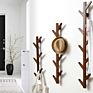 Creative Tree Branch Design Coat Rack Wall Mounted Hat Hanger, 6 Branches