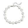 Crystal Faux Pearl Bracelet for Lady Classic Simple Design Bracelets for Women