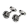 Cufflinks Novelty Knot Cufflinks Silver Color Men's Jewelry Classic Cuff Link for Shirt