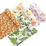 Customize Organic Cotton Fruit Printed Muslin Baby Wrap Swaddle Blanket