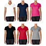 Customized 100% Cotton Lady Casual Graphic Short Sleeve V-Neck Tee Woman T-Shirt with Logo