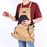 Customized Man Women Waterproof Veggies Fruits Harvest Collection Pouch Canvas Gardening Apron