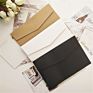 Customized Print Kraft Black White Blank Postcard Envelope and Blank Greeting Invitation Card