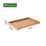 Customized Wooden Tea Food Personalized Serving Tstorage Bamboo Wood Tray