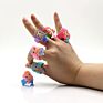 Cute Cartoon Soft Pvc Mermaid Ring for Girls Kids Promotional Gifts Unicorn Children Finger Toy Silicone Rings