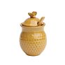 Cute Ceramic Beehive Honey Jar with Dipper