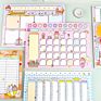 Cute Design Planner Weekly Sticky Notes Memo Pads