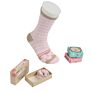 Cute Donut Pattern Packaging Funny Women Happiness Socks