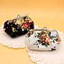 Cute Floral Buckle Coin Purses Vintage Pouch Kiss-Lock Change Purse Wallets