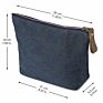 Cute Soft Cosmetic Bag Canvas Makeup Bag Pouch Purse Handbag Organizer with Zipper