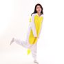 Cute White and Yellow Unicorn Adult Pajamas Cartoonanimal Kids Christmas Onesie with Good Price