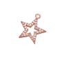 Chic CZ Micro pave Star Charm Pendants