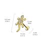 Cz Paved Lizard Top Labret Conch Tragus Helix Cartilage Earring Studs Piercing Jewelry