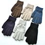 D2502 Women Mens Gloves Warm Acrylic Thicken Knitted Woolen Gloves