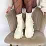 Daily Comfortable Knitting Platform Short Sock Boots for Women