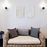 Decorative Cotton Pillow Case for Living Room Chinese Style Yarn-Dyed Couch Cushion Cover
