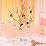 Decorative Marble Base Jewelry Display Tree Stand for Earring Necklace Holder