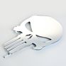 Design 3D Punisher Color Changing Mirror Light Led Remote Control Skull Decoration Wall Light