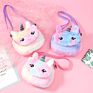 Design Cute Popbular Girl Bag Kids Chest Bag Colorful Unicorn Shoulder Bag