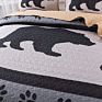 Design Great Grizzly 100% Polyester Quilt Bedspread Bedding Set