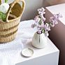 Design round White Ceramic Jewelry Dish Ring Dish