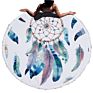 Designer Personalised with Logo Print Luxury Large Microfiber Sublimation round Beach Towel