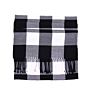 Designer Women Large Oversized Pashmina Buffalo Plaid Scarf Faux Cashmere Warm Scarf with Tassel