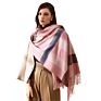 Designers Ladies Tartan Plaid Blanket Scarf Women's Warm Plaid Pashmina Shawl