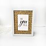 Desk Table Top Home Office All Occasions Decoration Bamboo Weaving Design Wooden Picture Frames