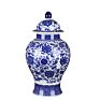 Direct Blue and White Ginger Jar Porcelain for Decor