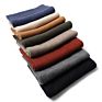 Direct Design Wholesales Top Grade Cashmere Ribbed Business Elegant Men Scarf Cashmere