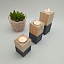 Direct Holder Wood Candle Holders Decorative With