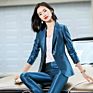 Direct Sell Simple Pant Suit 2 Piece Suit Set for Women Blazer and Trouser Office Lady Style