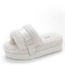 Direct Wool Slippers Plush Fleece Wool Fur Slippers