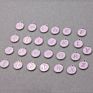 Diy Charms for Baby Pin Necklace 104 a Bag 26 Letters Silver Gold Plated Pink White Black Enamel English Letter Charm