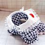 Dog Costumes Black and White Plaid Princess Lace Collar Red Apple Little Lace Teddy Cute Temperament Pet Dog Skirt