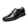 Double Monk Strap Slip on Loafer Leather Oxford Plain Toe Classic Casual Comfortable Men Dress Shoes