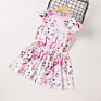 Dress for Girls Animal Flamingo Print Flying Sleeve Girls Dresses Cotton Breathable Soft Kids Dresses Baby Clothes 0-6Y